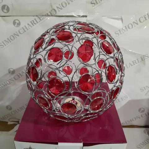 BOXED PENDANT SHADE IN RED 