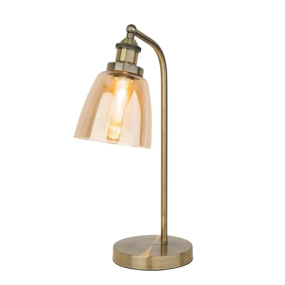 BOXED WEYLAND 47CM INDUSTRIAL STYLE DESK LAMP (1 BOX)