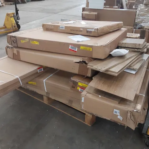 PALLET OF ASSORTED FURNITURE PARTS 