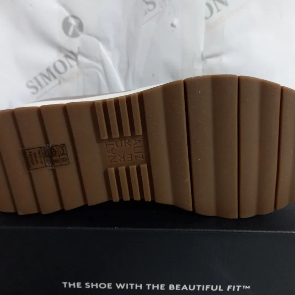 BOXED NATURALIZAER SLIP ON PLATFORM TRAINERS - SIZE 7