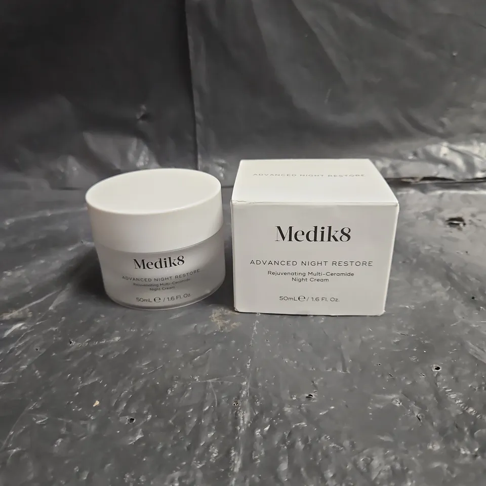 MEDIK8 ADVANCED NIGHT RESTORE REJUVENATING MULTI-CERAMIDE NIGHT CREAM 50ML – BOXED