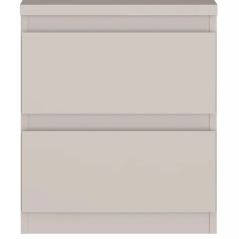 2 DRAWER BEDSIDE TABLE - COLLECTION ONLY