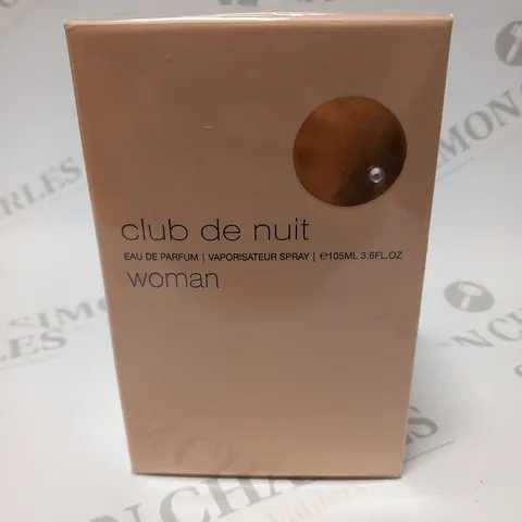 BOXED AND SEALED CLUB DE NUIT EAU DE PARFUM WOMAN 105ML