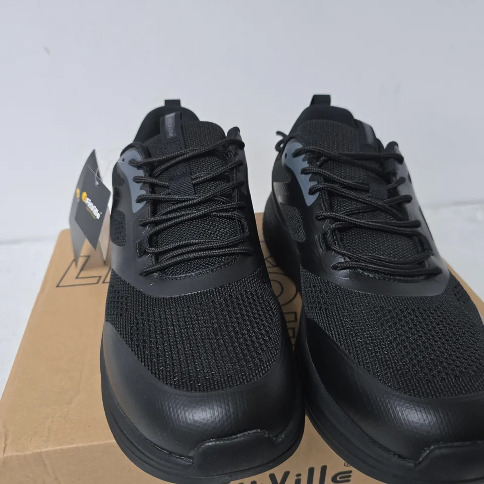 BOXED THE FITVILLE MEN'S CLOUD WANDERER TRAINERS, BLACK - SIZE UK 11