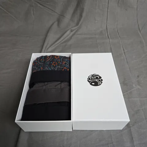 BOXED PRETTY GREEN BOXER BRIEFS - X3 - LARGE