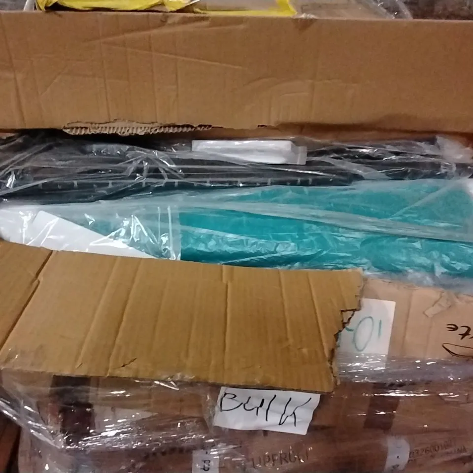 PALLET CONTAINING APPROXIMATELY 18 INFLATABLE PADDLE BOARDS MODELS MAY VARY AND ACCESSORIES MAY BE MISSING