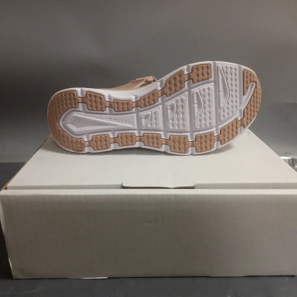 SKECHERS D'LUX WALKER WEDGE SANDALS PINK SIZE 5
