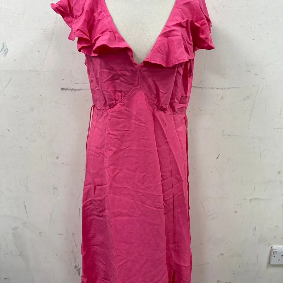 NOBODYS CHILD SUKI MIDI DRESS IN PINK SIZE 12