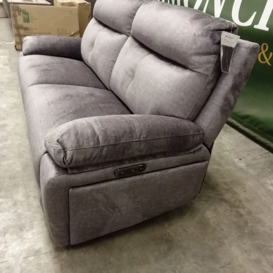 IVANA 3 SEATER FABRIC POWER RECLINER SOFA WITH USB CHARGING AND STORAGE RRP £1199