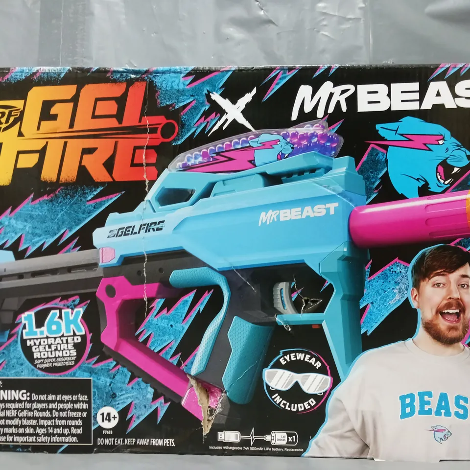 BOXED NERF PRO GELFIRE MRBEAST RRP £65.99