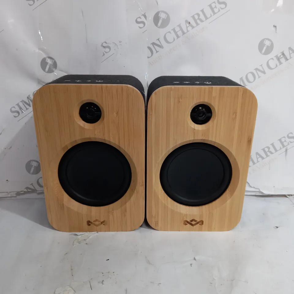 HOUSE OF MARLEY GET TOGETHER DUO SPEAKERS BLUETOOTH, BOOKSHELF STYLE