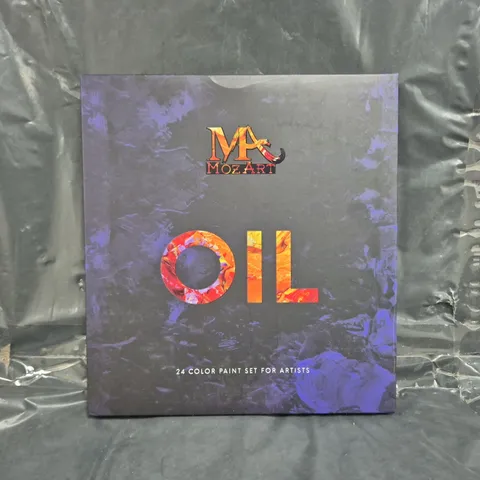 BOX OF APPROXIMATELY 20 MOZART OIL PAINT SETS