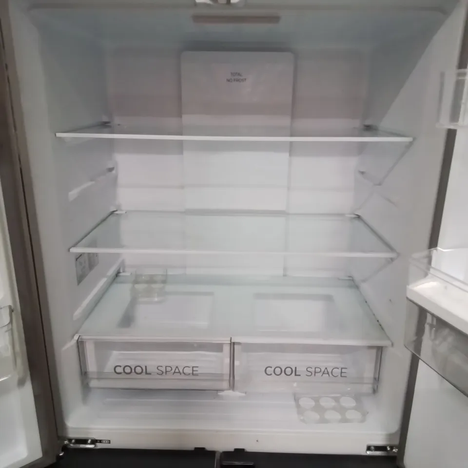 HOOVER HSC818FXWDK FREESTANDING AMERICAN FRIDGE FREEZER - UNPROCESSED RAW RETURN
