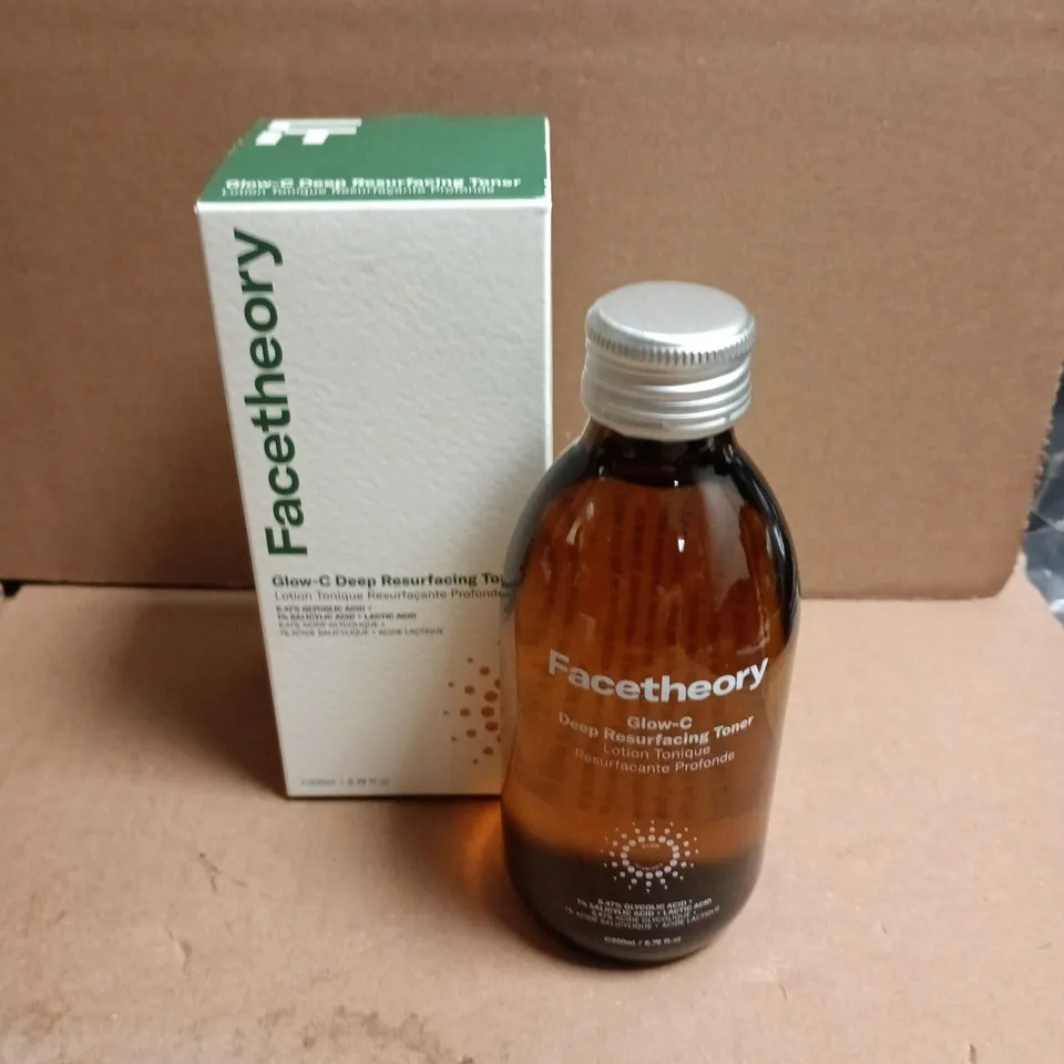 FACETHEORY GLOW-C DEEP RESURFACING TONER - 200ML BOTTLE (BOXED)