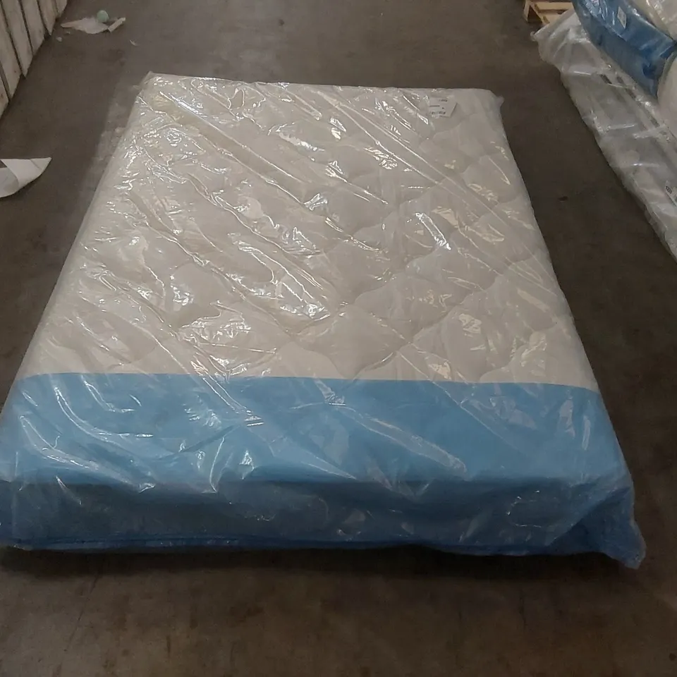 QUALITY BAGGED DOUBLE 135cm AIRSPRUNG LUXURY QUILTED MEDIUM MATTRESS RRP £229