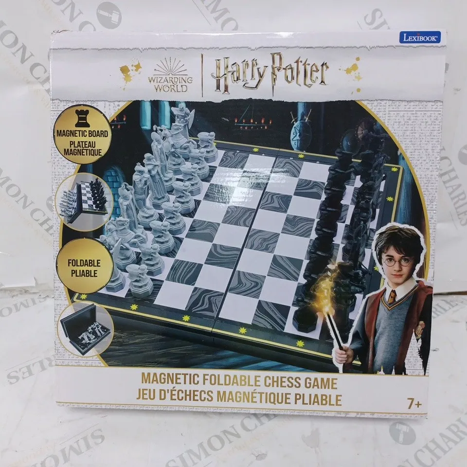 HARRY POTTER MAGNETIC FOLDABLE CHESS GAME RRP £49.99