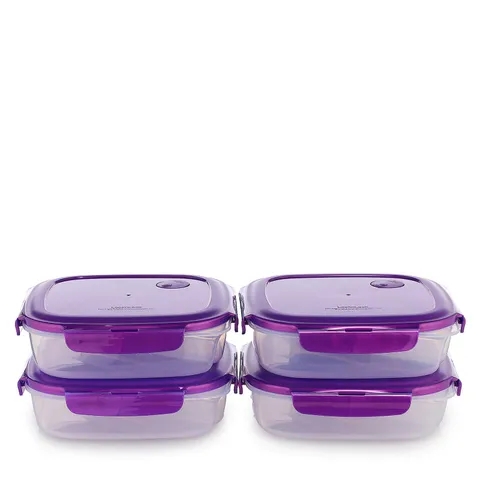 LOCKNLOCK SET OF 4 LARGE DIVIDER PLATES WITH LIDS - UNBOXED 