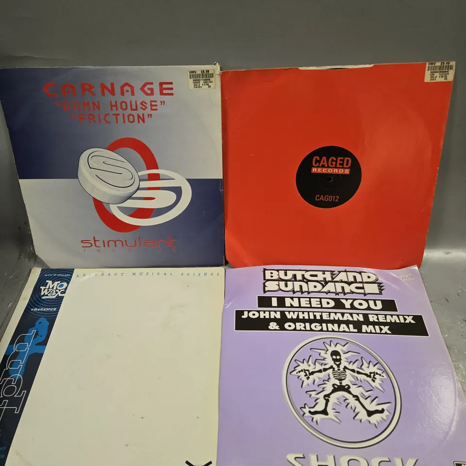 APPROXIMATELY 20 ASSORTED VINYLS TO INCLUDE FRANTIC, BOB BURNS, PAUL GLAZBY ETC - COLLECTION ONLY 