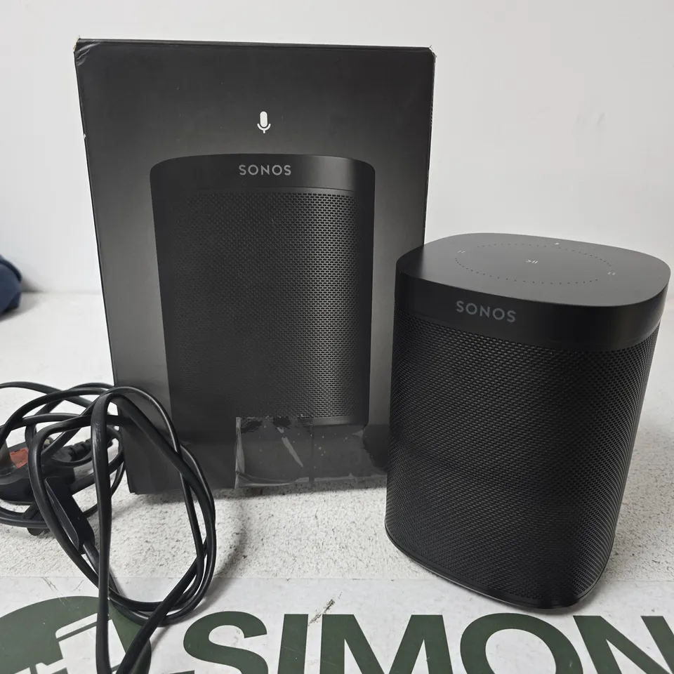 BOXED SONOS ONE SPEAKER - BLACK