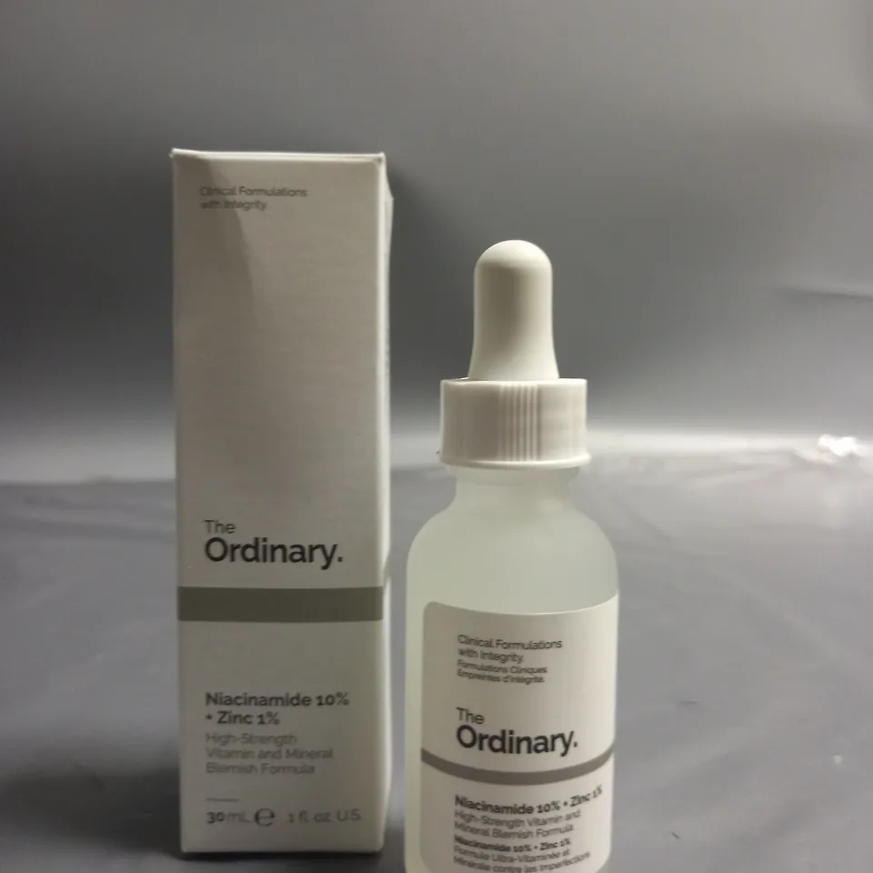 THE ORDINARY NIACINAMIDE 10% AND ZINC 1% HIGH STRENGTH SERUM 30ML