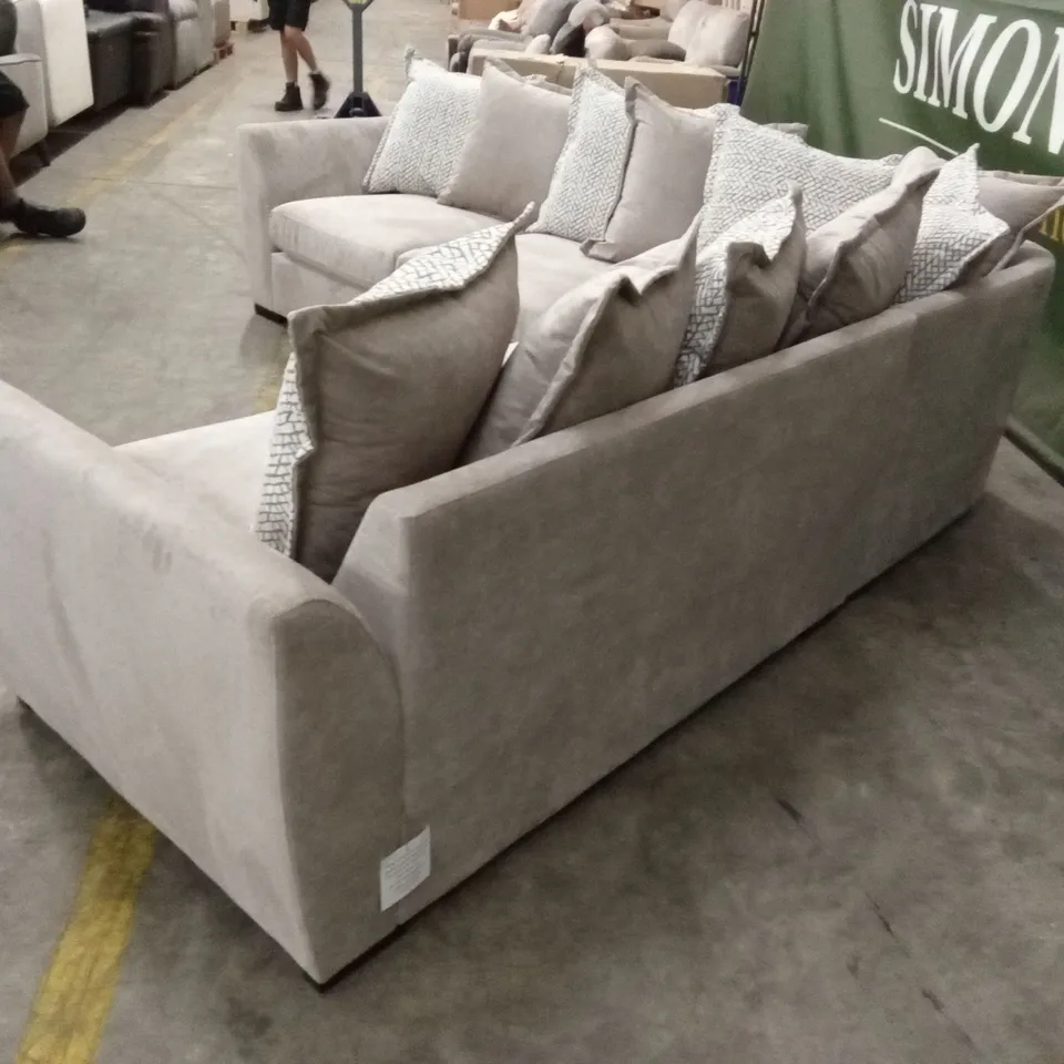 HAVANA FABRIC SCATTERBACK CORNER GROUP SOFA - MINK RRP £1499