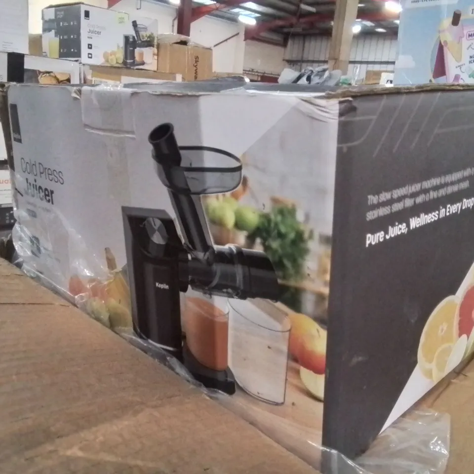 BOXED KEPLIN COLD PRESS JUICER