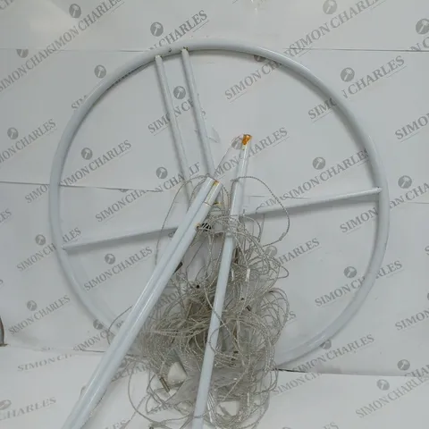 6FT WHITE WATERFALL LED OUTDOOR TREE LIGHT