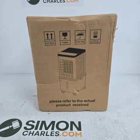 PORTABLE ELECTRIC SPACE HEATER ON WHEELS – BOXED 