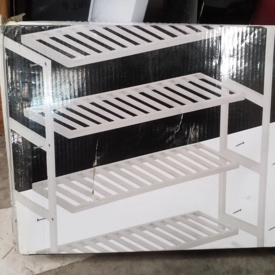 BOXED KEPLIN 4 TIER BAMBOO SHOE RACK