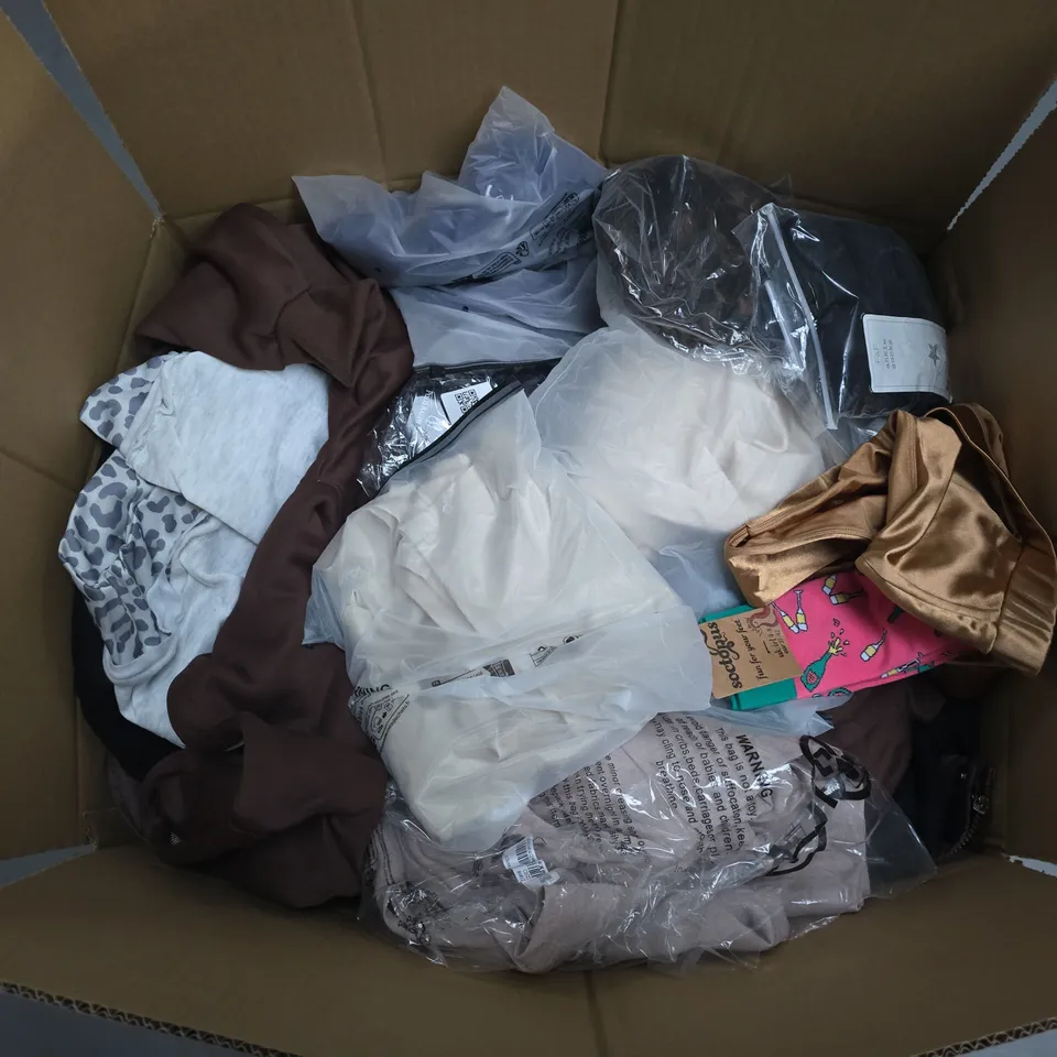 APPROXIMATELY 20 ASSORTED CLOTHING AND FASHION PRODUCTS IN VARIOUS STYLES AND SIZES - COLLECTION ONLY