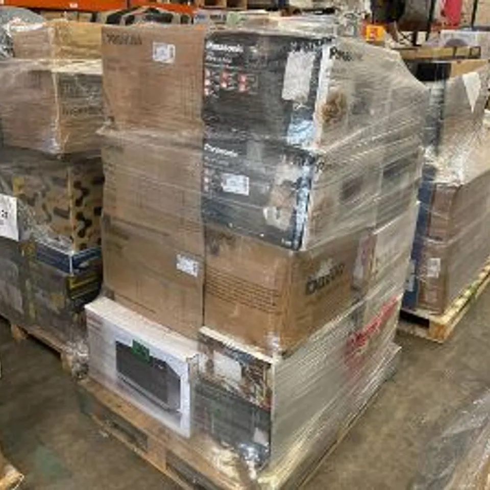 PALLET OF APPROXIMATELY 15 UNPROCESSED RAW RETURN MICROWAVES TO INCLUDE;