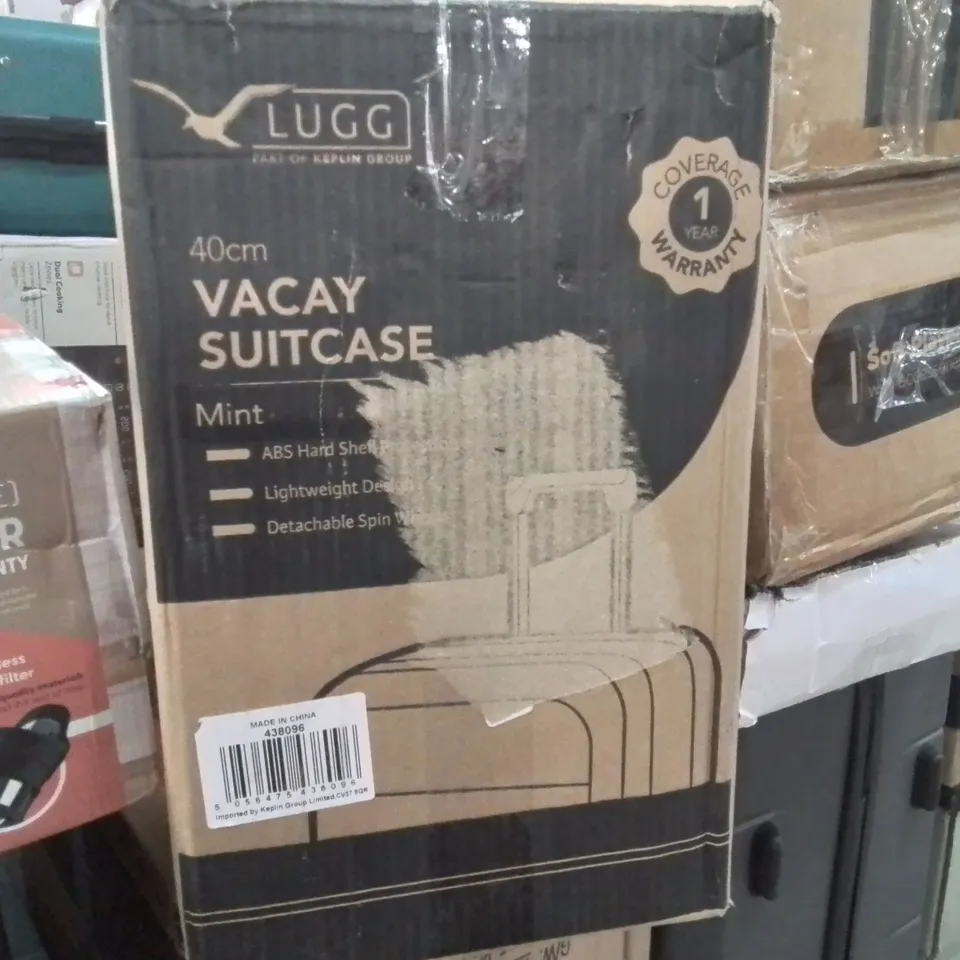 BOXED LUGG - 40CM VACAY SUITCASE MINT