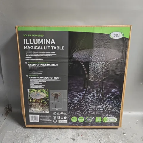 BOXED SMART SOLAR ILLUMINA MAGICAL LIT TABLE 