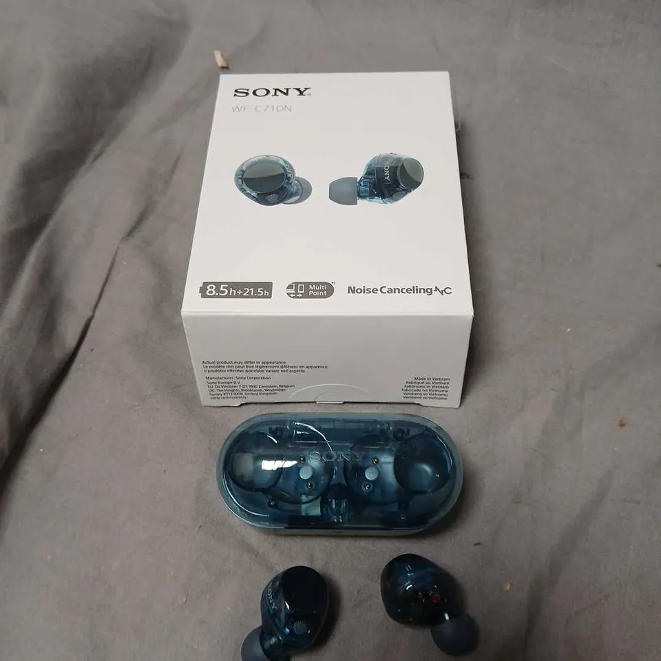 SONY WF-C710N WIRELESS EARBUDS WITH CHARGING CASE