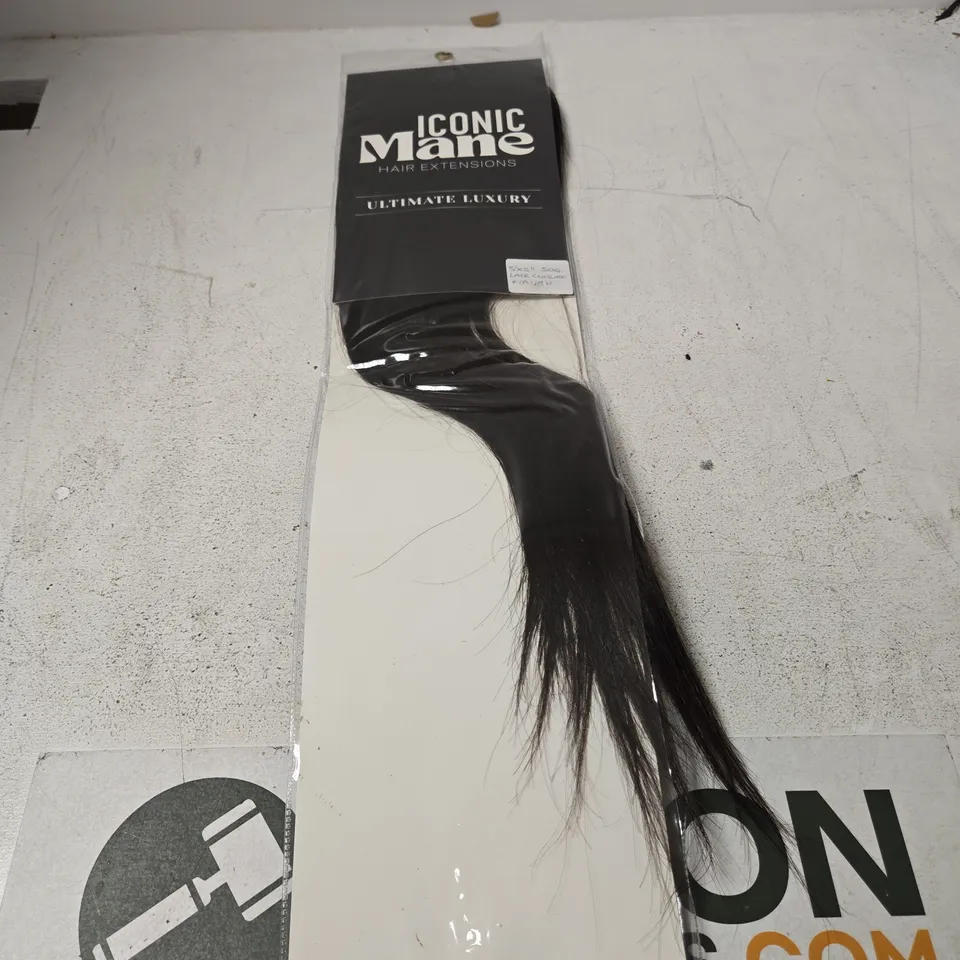 ICONIC MANE HAIR EXTENSIONS – ULTIMATE LUXURY LACE CLOSURE, 5X5, 50G