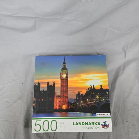 LANDMARKS COLLECTION 500-PIECE JIGSAW PUZZLE – BIG BEN & CITYSCAPE