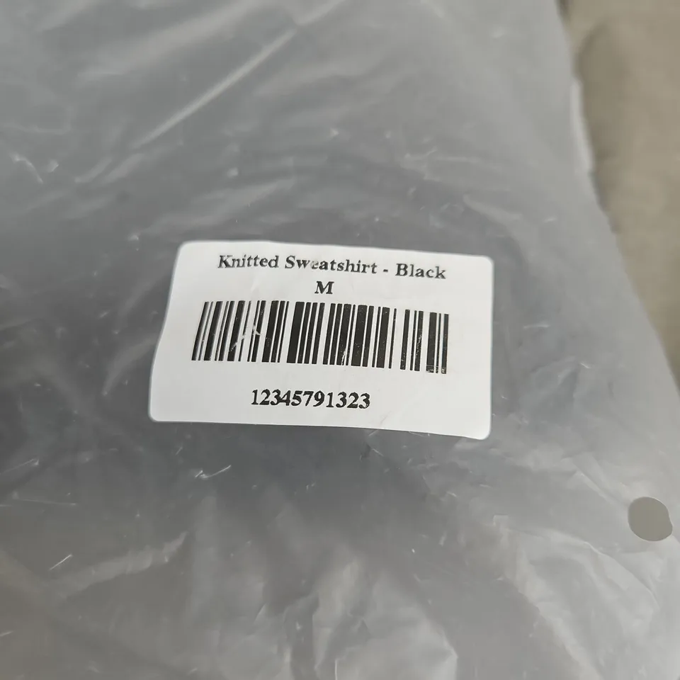 DESTRUCTIVE KNITTED SWEATSHIT BLACK MEDIUM