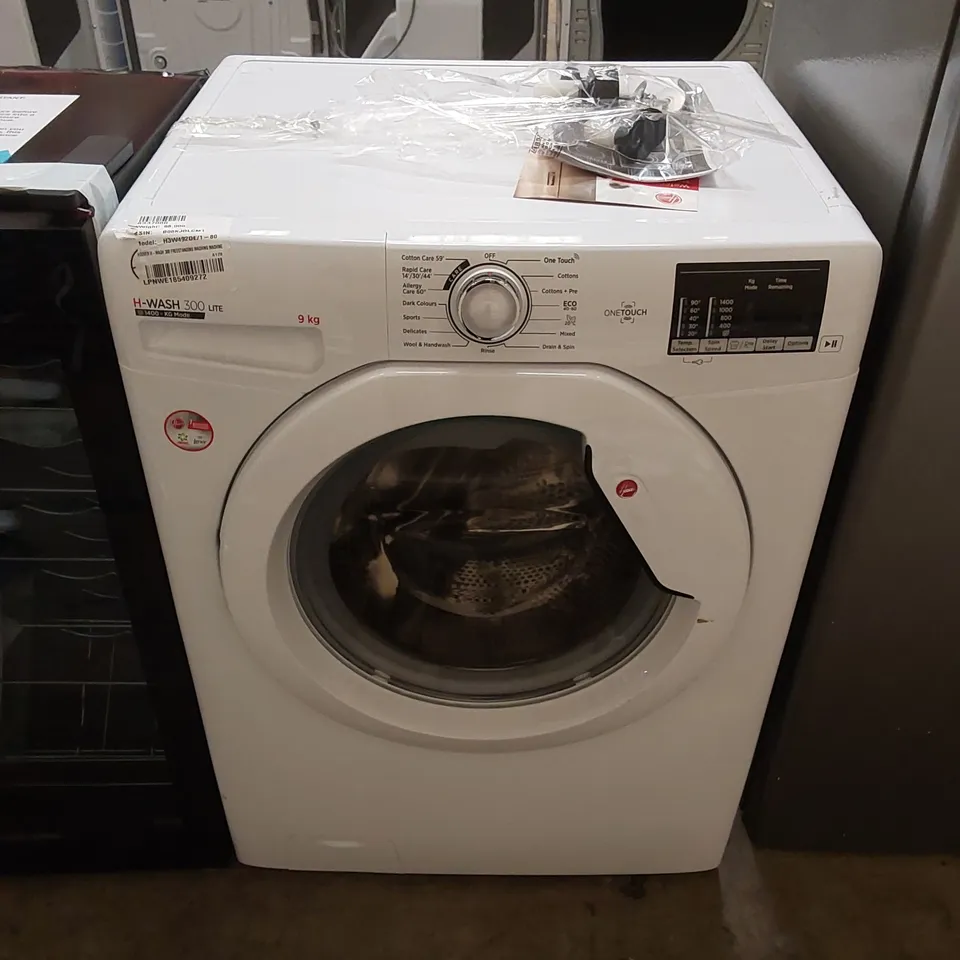 HOOVER H-WASH 300 LITE FREESTANDING WASHING MACHINE 9KG 1400RPM IN WHITE, MODEL: H3W492DE/1-80 