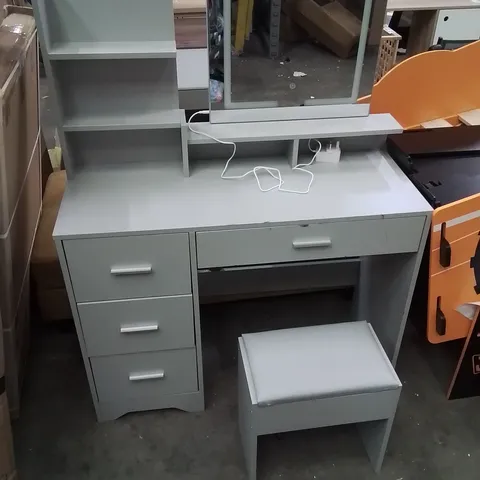 BREIANA DRESSING TABLE - GREY