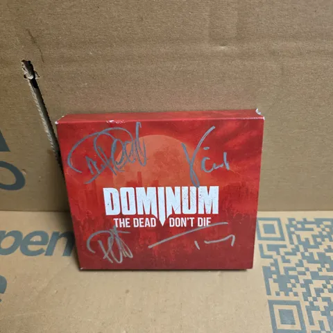 SIGNED EDITION DOMINUM THE DEAD WONT DIE, 2 CD SET