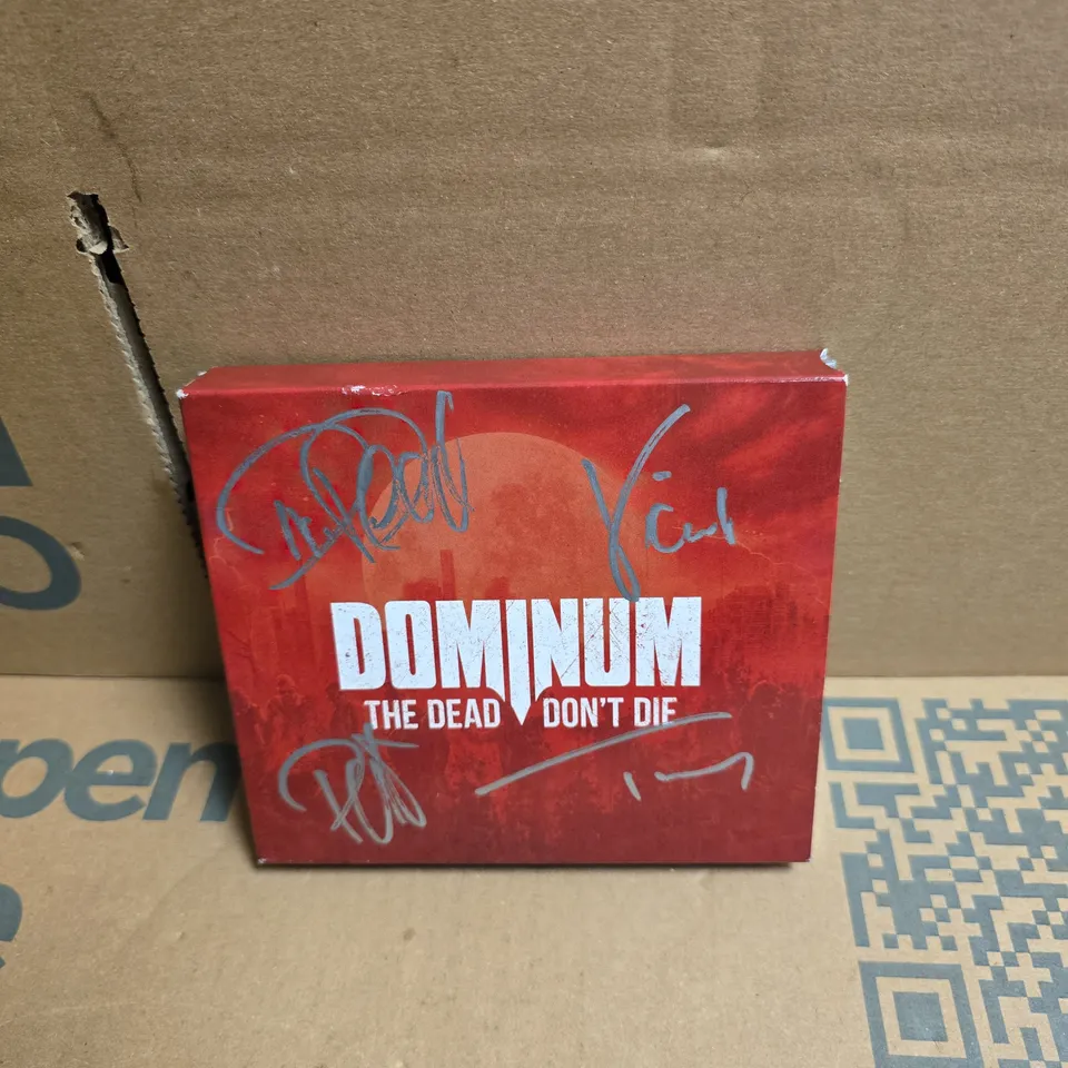 SIGNED EDITION DOMINUM THE DEAD WONT DIE, 2 CD SET