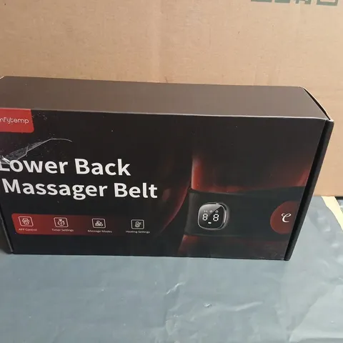 BOXED COMFYTEMP LOWER BACK MASSAGER BELT