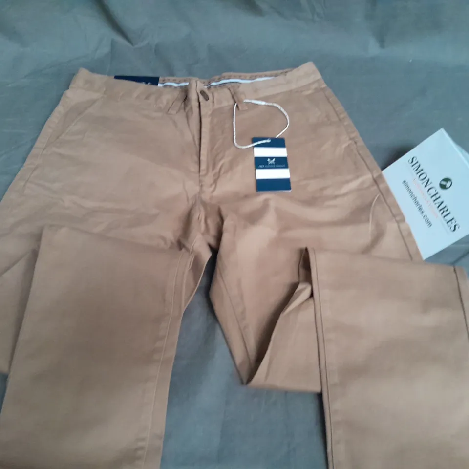 CREW CLOTHING SLIM CHINOS - 32S