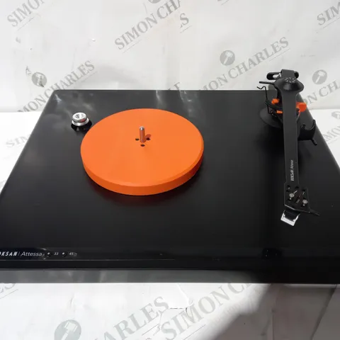 BOXED ROKSAN ATTESSA TURNTABLE IN BLACK