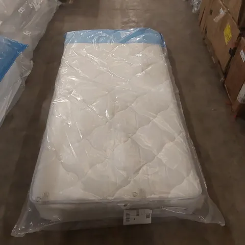 QUALITY BAGGED SINGLE 90cm AIRSPRUNG LUXURY QUILTED MEDIUM MATTRESS