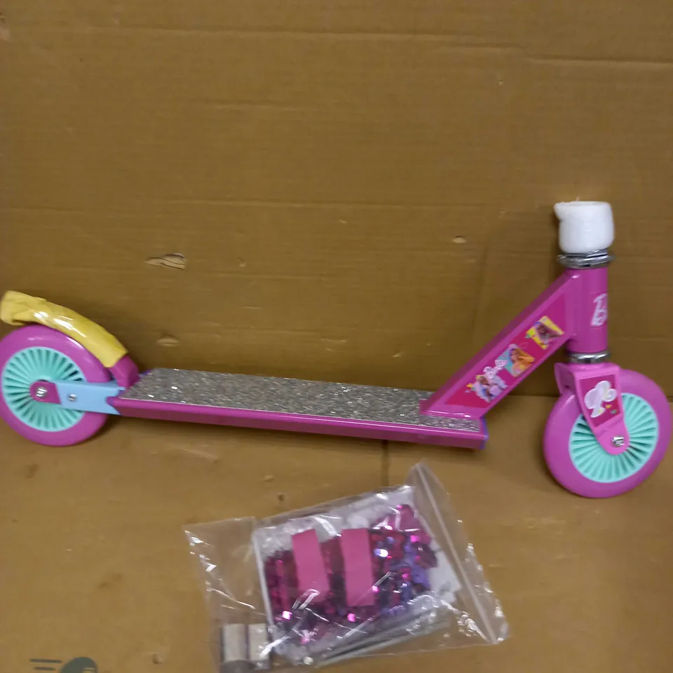 BARBIE FIXED INLINE MERMAID SCOOTER RRP £44