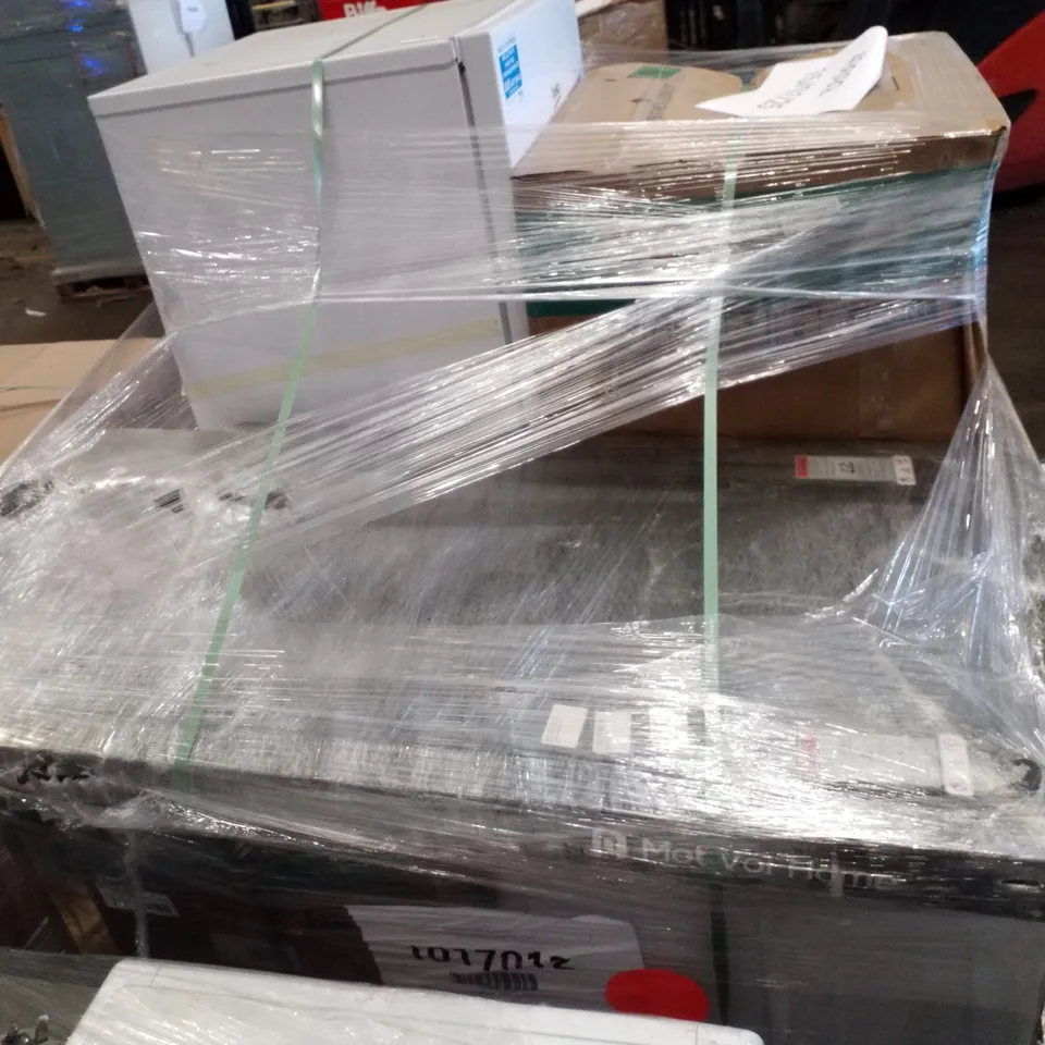 PALLET OF APPROXIMATELY 4 UNPROCESSED RAW RETURN WHITE GOODS TO INCLUDE