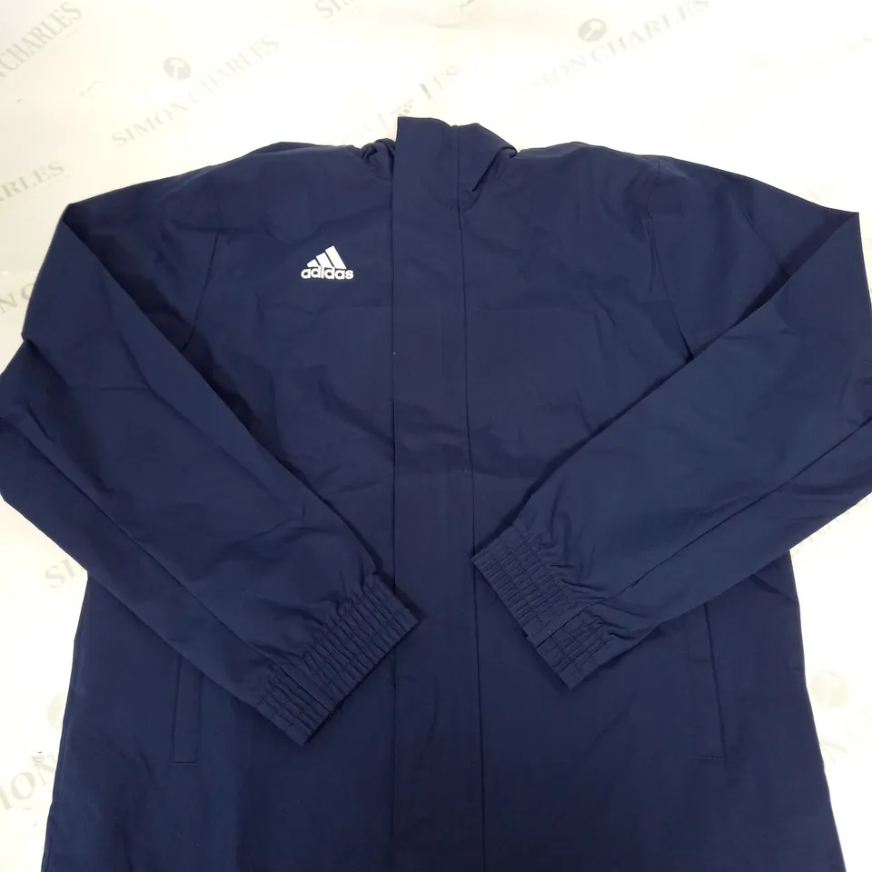 ADIDAS ZIPED WINDBREAKER JACKET SIZE 13-14 YEARS