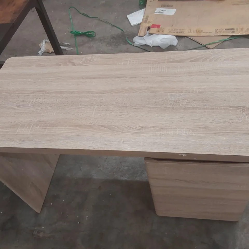 DESIGNER WOODEN DESK WITH STORAGE