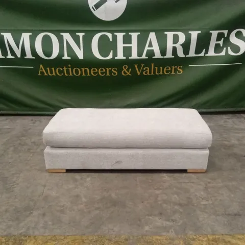 BROADGATE LARGE FOOTSTOOL - SILVER